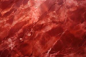 red marble texture background. red marble floor and wall tile. natural granite stone. ai generated photo