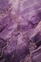 purple marble texture background. purple marble floor and wall tile. natural granite stone. ai generated photo