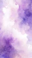 purple abstract watercolor background. ai generated photo