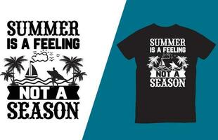 The perfect Summer cool t-shirt design with funny quotes. vector