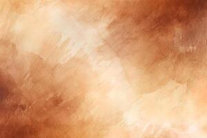 brown abstract watercolor background. ai generated photo