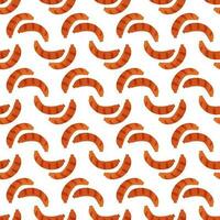 sausage meat kebab fry cook background pattern vector