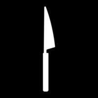 knife kitchen sharp cut cook black white vector