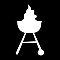 grill black apparatus fry black white barbecue vector