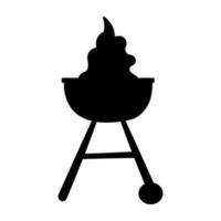 grill black apparatus fry black white barbecue vector