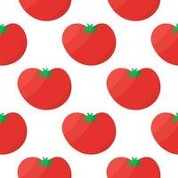 tomato red whole vegetable food pattern background vector