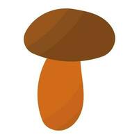 mushroom autumn forest pick color icon element vector