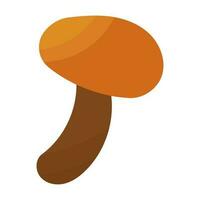 mushroom autumn forest pick color icon element vector