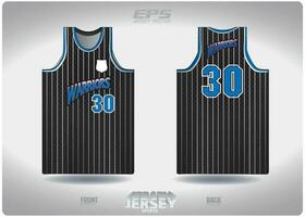 eps jersey Deportes camisa vector.negro punto blanco línea modelo diseño, ilustración, textil antecedentes para baloncesto camisa Deportes camiseta, baloncesto jersey camisa vector