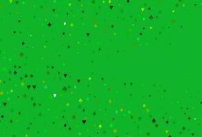 Light Multicolor, Rainbow vector pattern with symbol of cards.