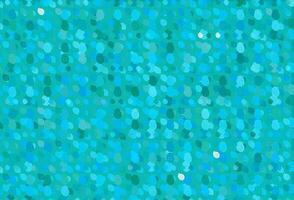 Light Blue, Green vector pattern with bubble shapes.