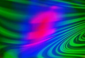 Dark Multicolor, Rainbow vector backdrop with bent lines.