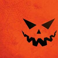 A Halloween background with jack-o-lanterns, bats, and crows. vector