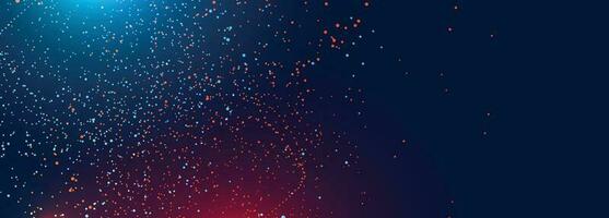 Abstract gradient wave of particles. Big data. Digital background. Futuristic vector illustration.