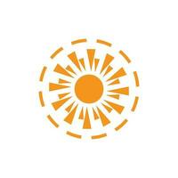 Sun Vector illustration Icon