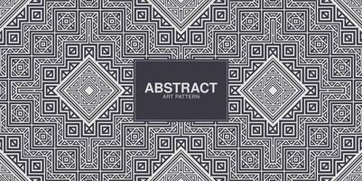 flat ornament line pattern design vector