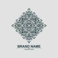 ornament art logo design template vector