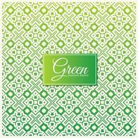 Green abstract geometric pattern design vector