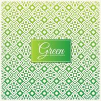 Green abstract geometric pattern design vector