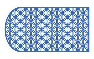 Decorative floral patterns, geometric template for cnc laser cutting vector