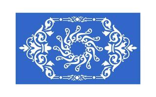 Decorative floral patterns, geometric template for cnc laser cutting vector