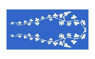 Decorative floral patterns, geometric template for cnc laser cutting vector