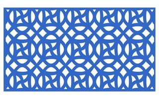 Decorative floral patterns, geometric template for cnc laser cutting vector