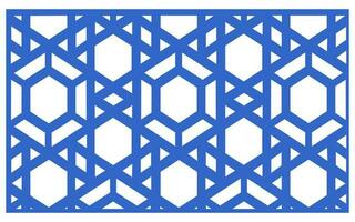 Decorative floral patterns, geometric template for cnc laser cutting vector