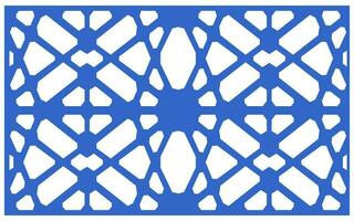 Decorative floral patterns, geometric template for cnc laser cutting vector