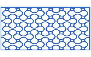 Decorative floral patterns, geometric template for cnc laser cutting vector