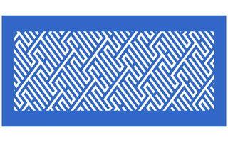 Decorative floral patterns, geometric template for cnc laser cutting vector
