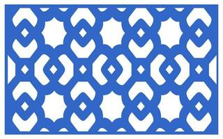 Decorative floral patterns, geometric template for cnc laser cutting vector