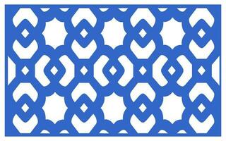 Decorative floral patterns, geometric template for cnc laser cutting vector