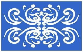 Decorative floral patterns, geometric template for cnc laser cutting vector