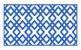 Decorative floral patterns, geometric template for cnc laser cutting vector