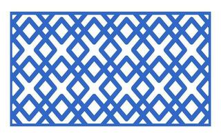 Decorative floral patterns, geometric template for cnc laser cutting vector