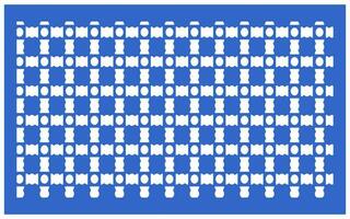 Decorative floral patterns, geometric template for cnc laser cutting vector