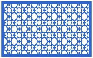 Decorative floral patterns, geometric template for cnc laser cutting vector