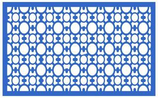 Decorative floral patterns, geometric template for cnc laser cutting vector