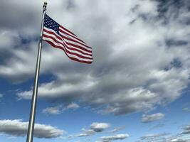 patriótico americano bandera foto