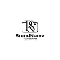 RS Photography Logo Design Vector