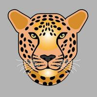 el lo más rápido animal en el mundo leopardo vector