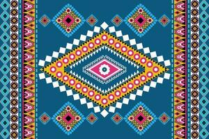 Seamless geometric ethnic asian oriental and tradition pattern design for texture and background. Silk and fabric pattern decoration for carpet, Thai clothing, wrapping and wallpaper vector