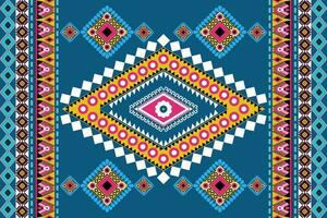 Seamless geometric ethnic asian oriental and tradition pattern design for texture and background. Silk and fabric pattern decoration for carpet, Thai clothing, wrapping and wallpaper vector