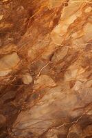 brown marble texture background. brown marble floor and wall tile. natural granite stone. ai generated photo