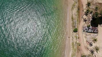 4k aéreo imágenes de tonsai playa, ao no, krabi video