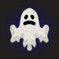 ghost vector illustration on dark background