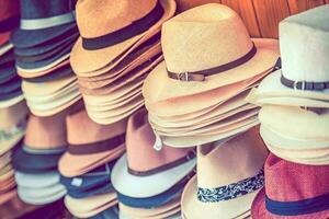 elegante verano sombreros foto