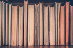 Books Shelf Closeup photo