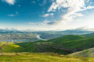 Clarkston Washington view from hill photo